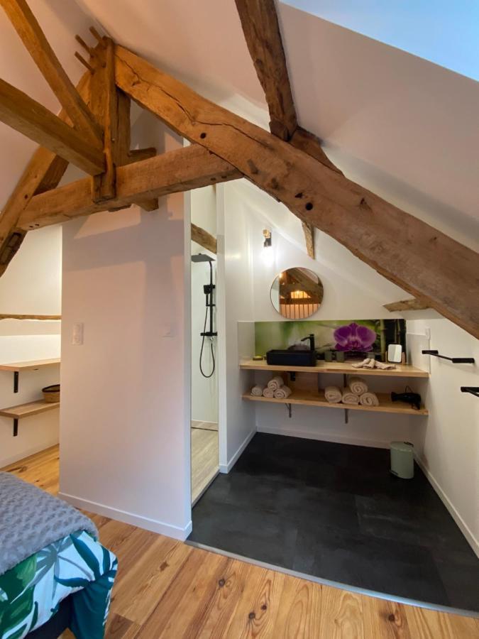 A La Memoire De Merlin & Spa Saint-Malon-sur-Mel 외부 사진